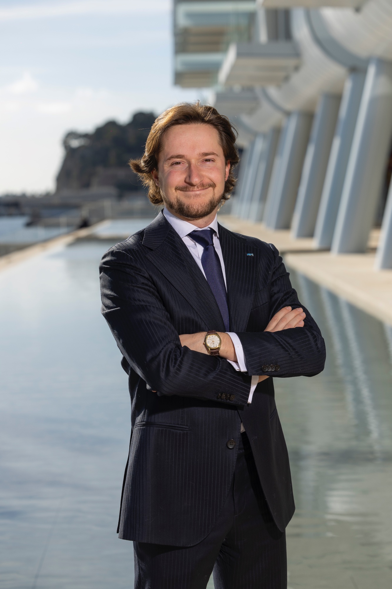 Louis-Matisse Anciaux, fondateur de Collections Privées, dans le Mercantour